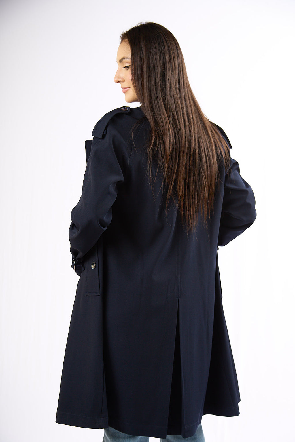 ZIDA Women's Sophisticated Classic Trench Coat with Adjustable Waist Belt - Elegant, City Girl, Fashionable - Zidafashion.com