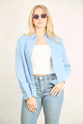 ZIDA Women's Classic Elegance Denim Shirt - Zidafashion.com