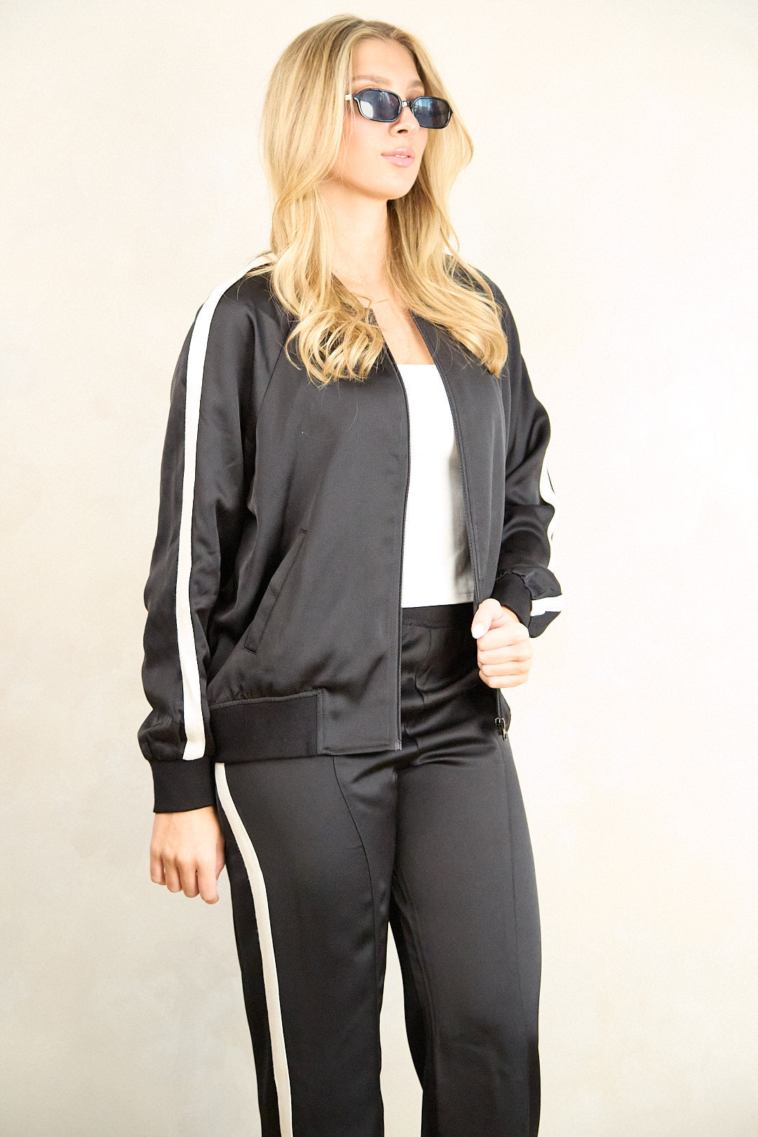 ZIDA Women's Urban Stride Zip-Front Track Jacket