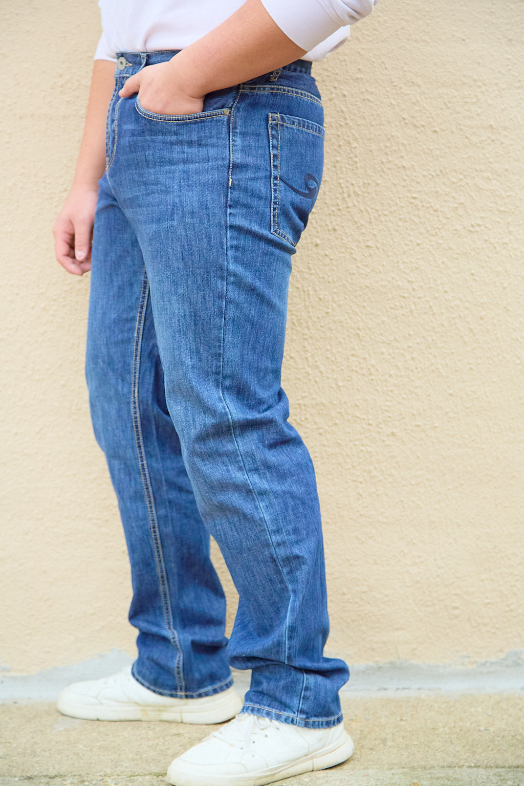 ZIDA Men’s Classic Straight-Leg Denim Jeans – Everyday Stretch Comfort Fit