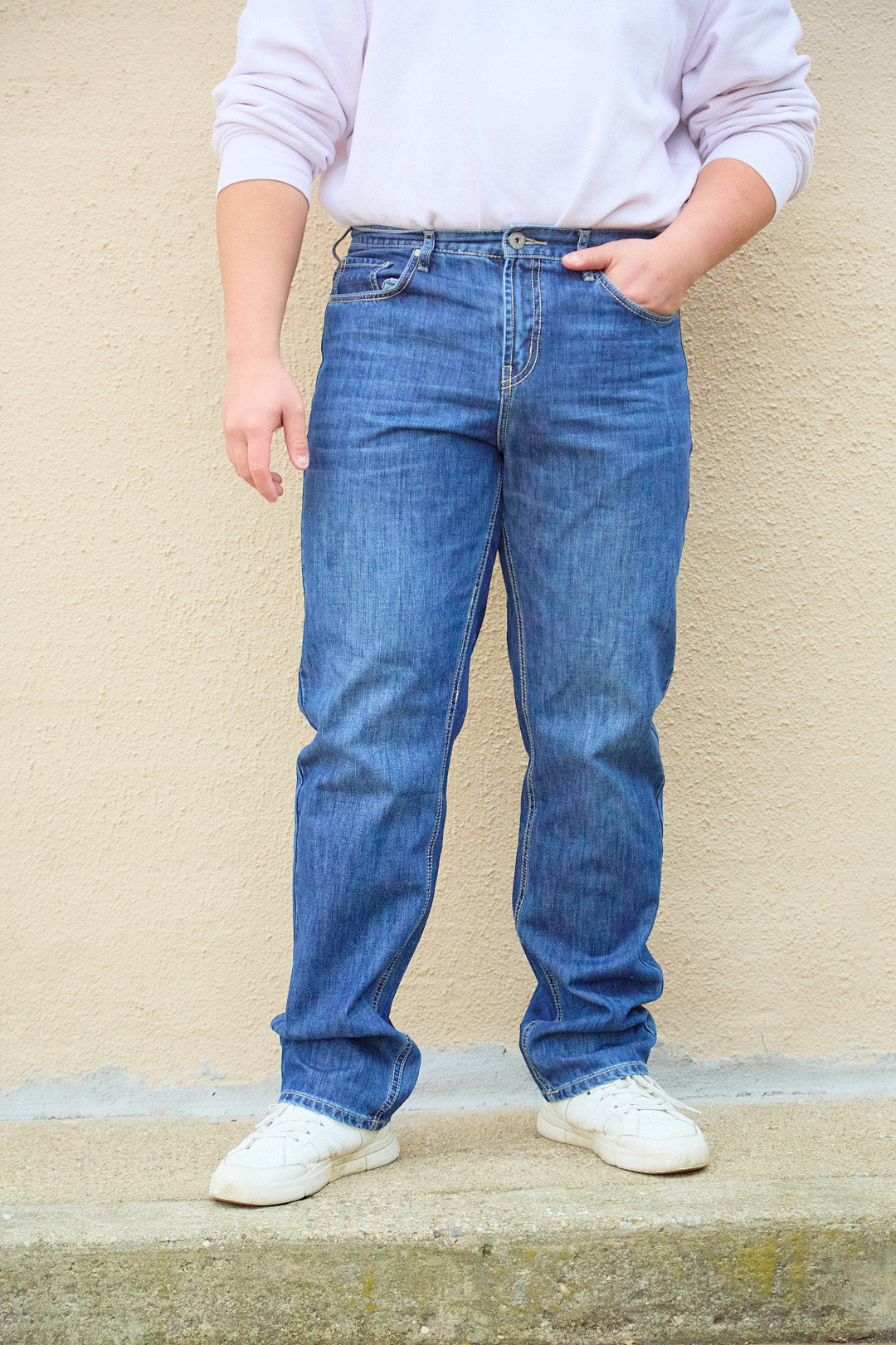 ZIDA Men’s Classic Straight-Leg Denim Jeans – Everyday Stretch Comfort Fit