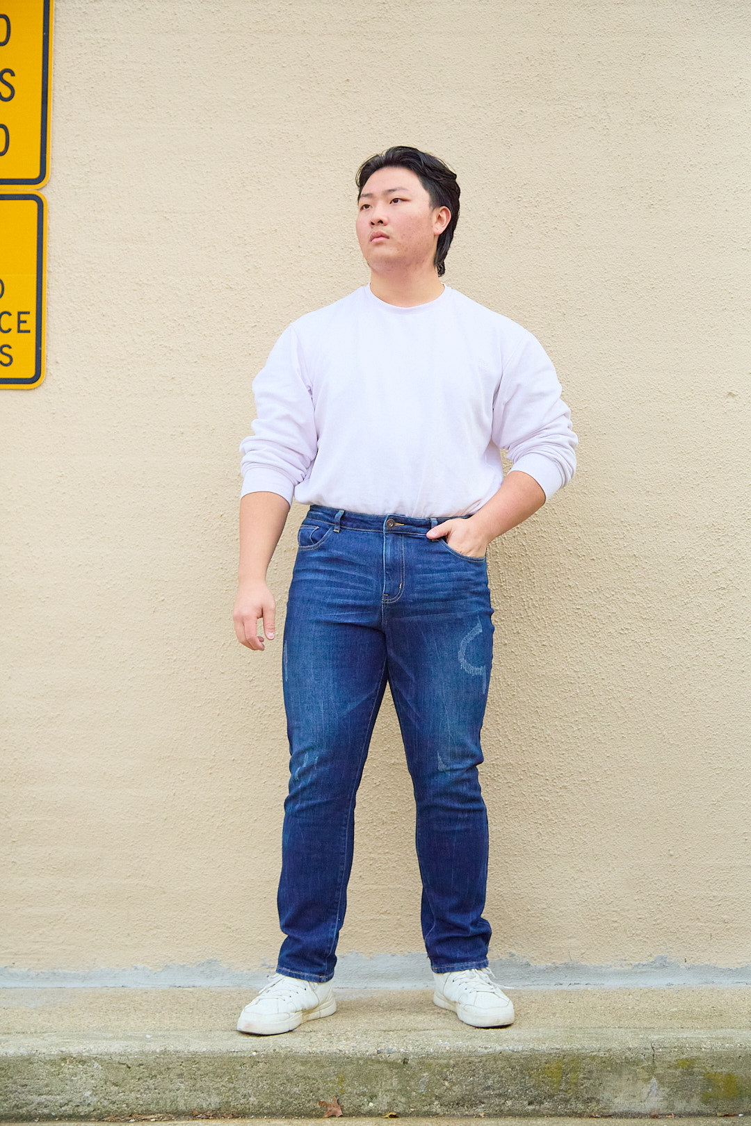 ZIDA Men’s Slim-Fit Stretch Denim Jeans – Modern Tapered Everyday Blue Jeans