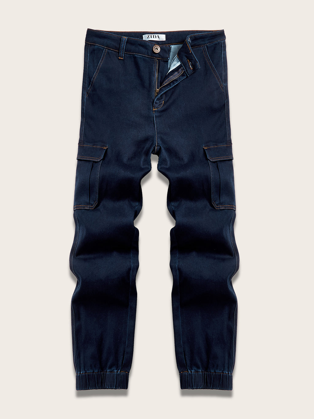 ZIDA Women's Lightweight Denim Cargo Pants - Zidafashion.com