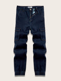 ZIDA Women's Lightweight Denim Cargo Pants - Zidafashion.com